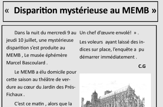 Affiche escape game