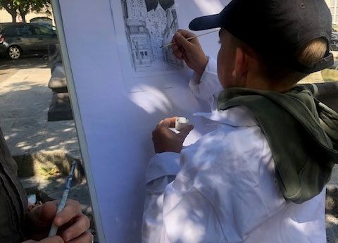 atelier dessiner comme Marcel Bascoulard