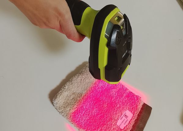 DASP -  Utilisation de la douchette scan étiquettes en blanchisserie
