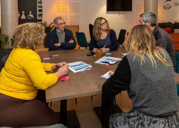Forum salariés :  petit groupe en atelier débat