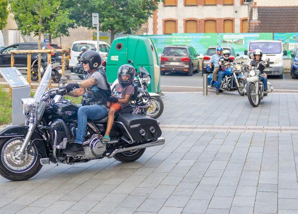 La nuit du handicap 2025 - un tour en moto pour le public