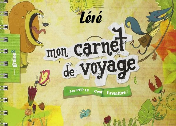 couverture du document "carnet de voyage" avec les PEP18 et la commune de Léré
