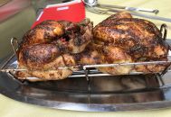 Poulet roti cuit à la ferme LE BERGERAT