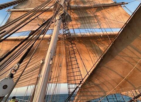 Le trois mats Belem