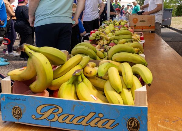 Défi sport : étal de fruits frais