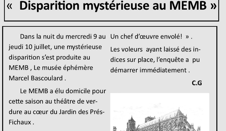 Affiche escape game