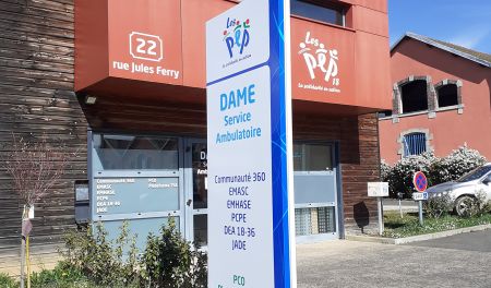 DISPOSITIFS - Entrée bâtiment DAME Bourges Service ambulatoire et dispositifs