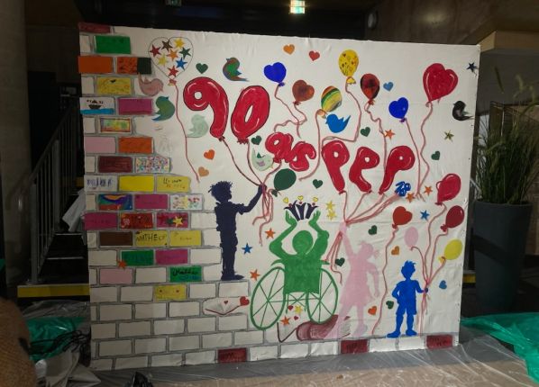 90ans fresque géante de vierzon