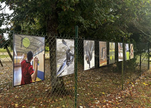 expo photo de sport en extérieur organiser par  les PEP18